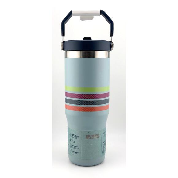 Stanley Ice Flow Flip Straw Tumbler 30 oz, SEAFOAM STRIPE - Picture 2 of 5